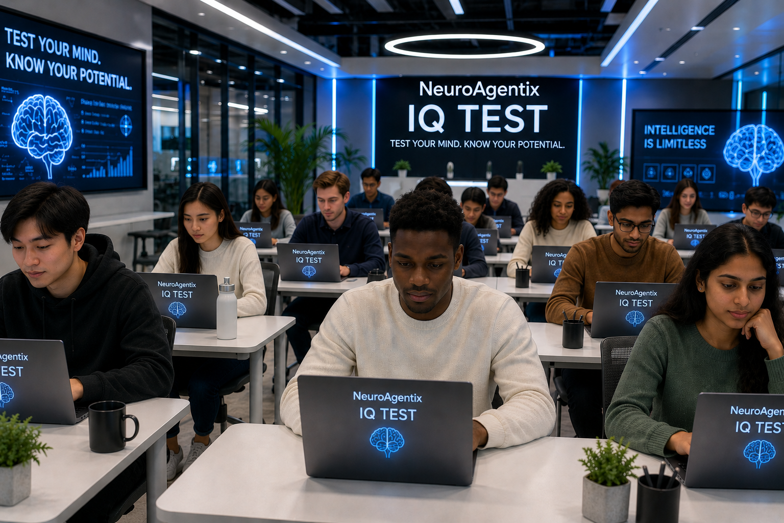 NeuroAgentix IQ Test educational app preview